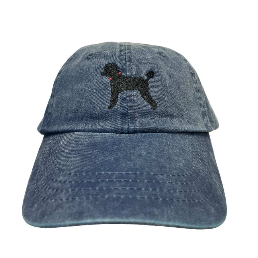 Poodle, Black, Dog Breed Baseball Cap