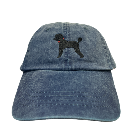 Poodle, Black, Dog Breed Baseball Cap