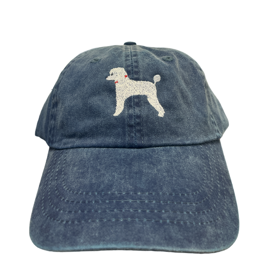 Poodle, White, Dog Breed Baseball Cap