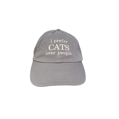 I Prefer Cats Over People Baseball Cap