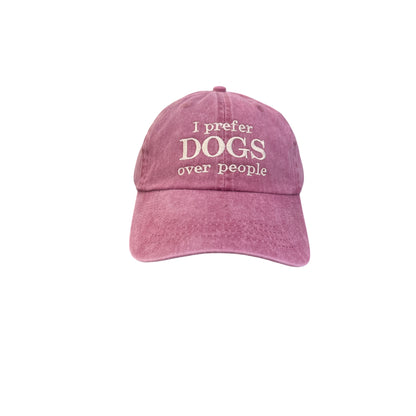 I Prefer Dogs Over People Baseball Cap
