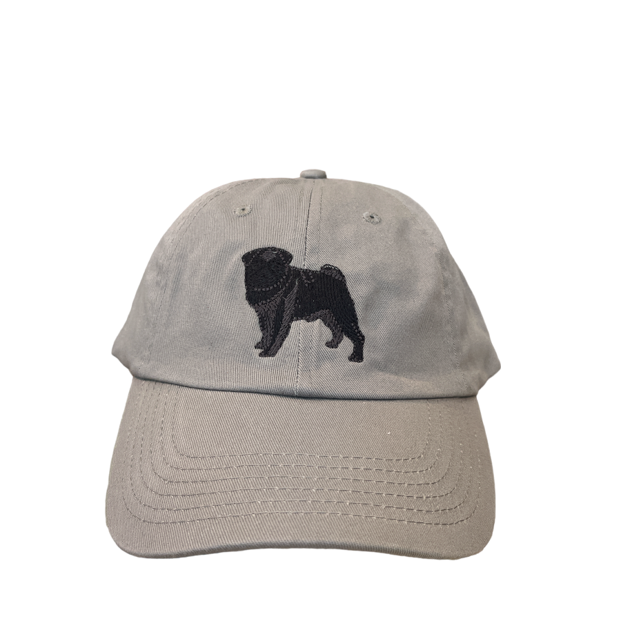 Pug, Black, Dog Breed Baseball Cap