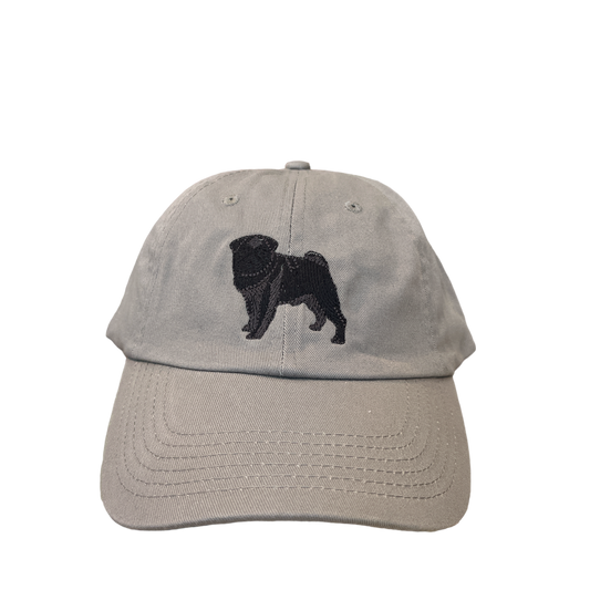 Pug, Black, Dog Breed Baseball Cap