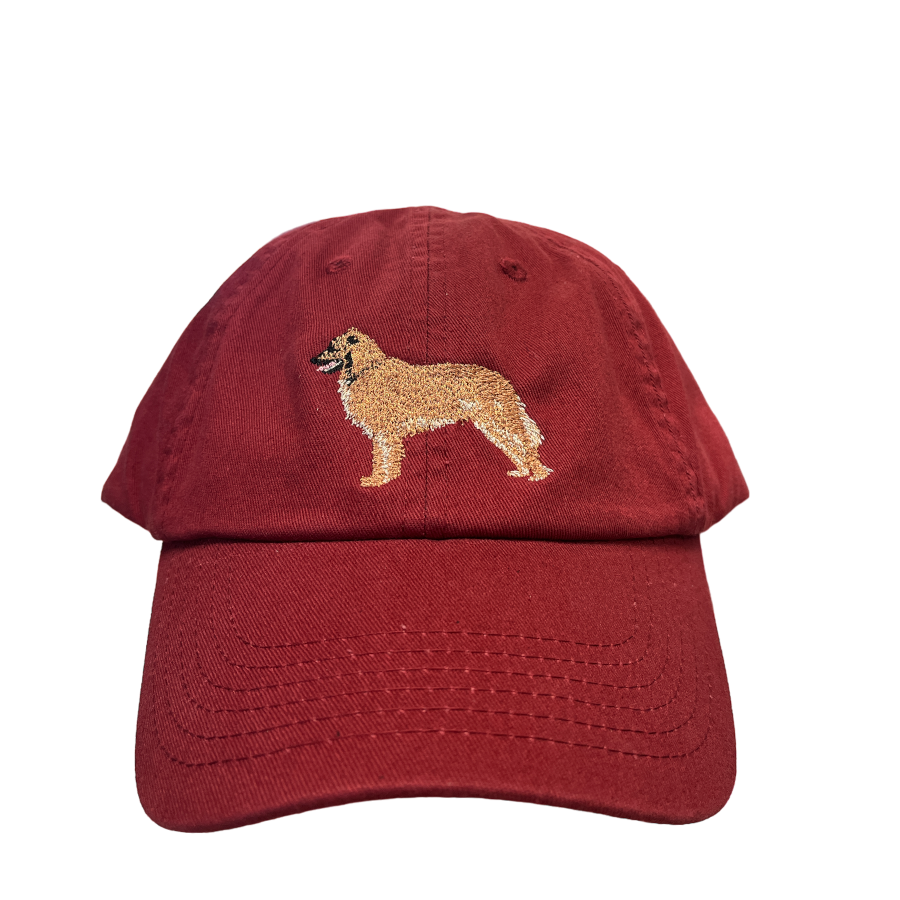 Pyrenean Shepherd, Smooth Faced, Fawn, Dog Breed Baseball Cap