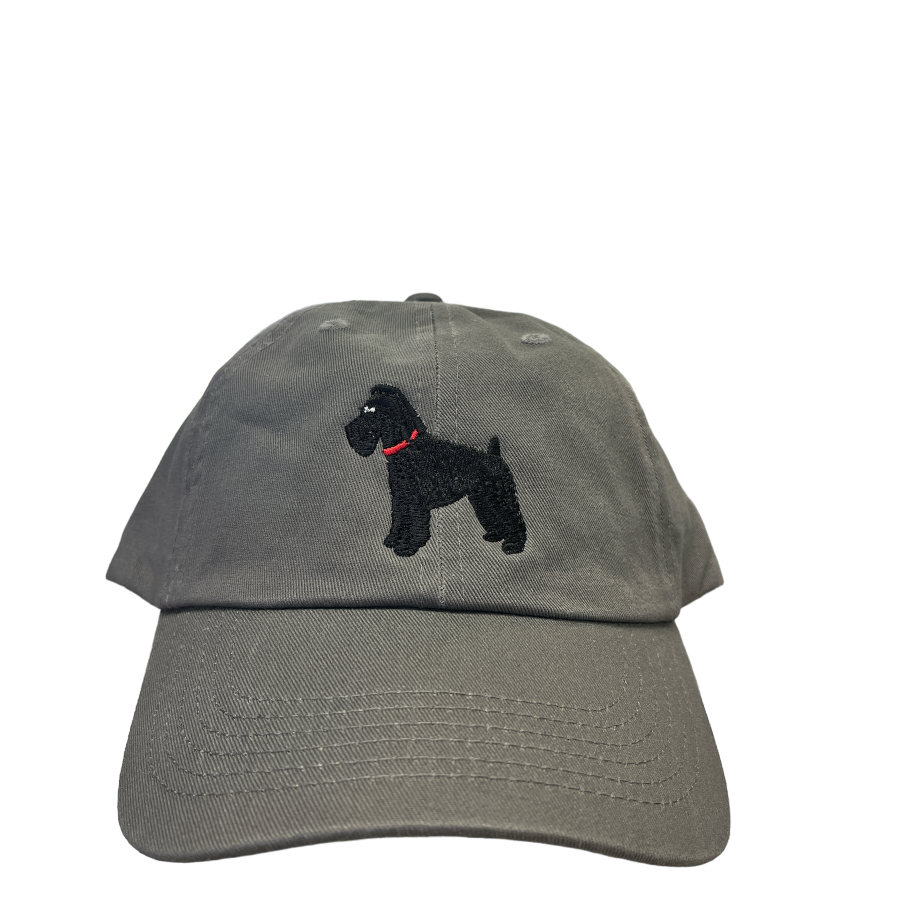 Schnauzer, Ears Natural, Black, Dog Breed Baseball Cap