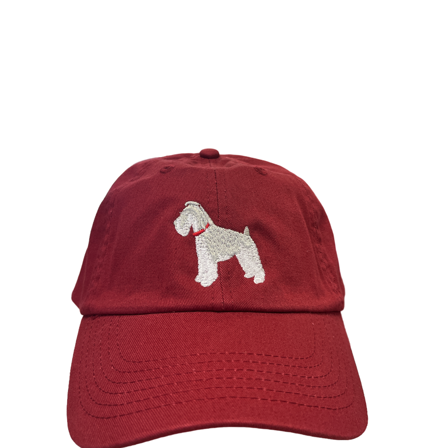 Schnauzer, Natural Ears, Gray, Dog Breed Baseball Cap