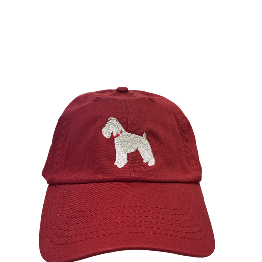 Schnauzer, Natural Ears, Gray, Dog Breed Baseball Cap