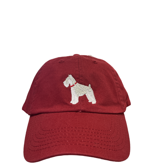 Schnauzer, Ears Cropped, Gray, Dog Breed Baseball Cap