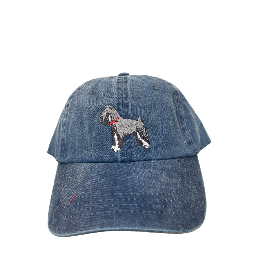 Schnauzer, Natural Ears, Dog Breed Baseball Cap