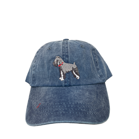 Schnauzer, Natural Ears, Dog Breed Baseball Cap