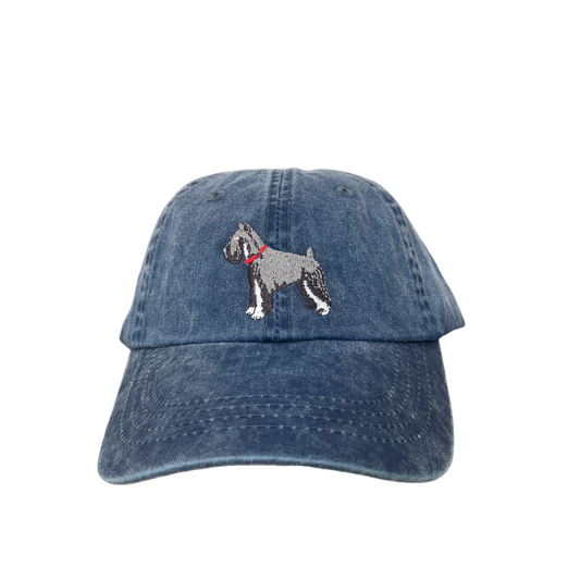 Schnauzer, Ears Cropped, Dog Breed Baseball Cap