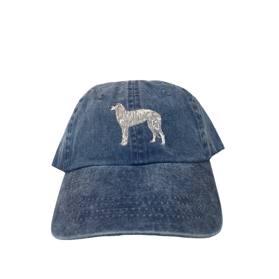 Scottish Deerhound, Blue Gray, Dog Breed Baseball Cap