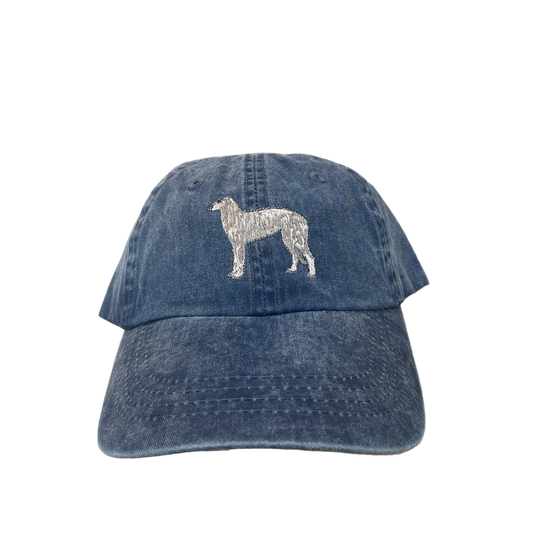 Scottish Deerhound, Blue Gray, Dog Breed Baseball Cap