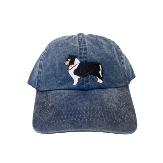 Shetland Sheepdog, Bi Black, Dog Breed baseball Cap