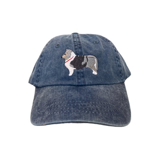 Shetland Sheepdog, Blue Merle, Dog Breed Baseball Cap