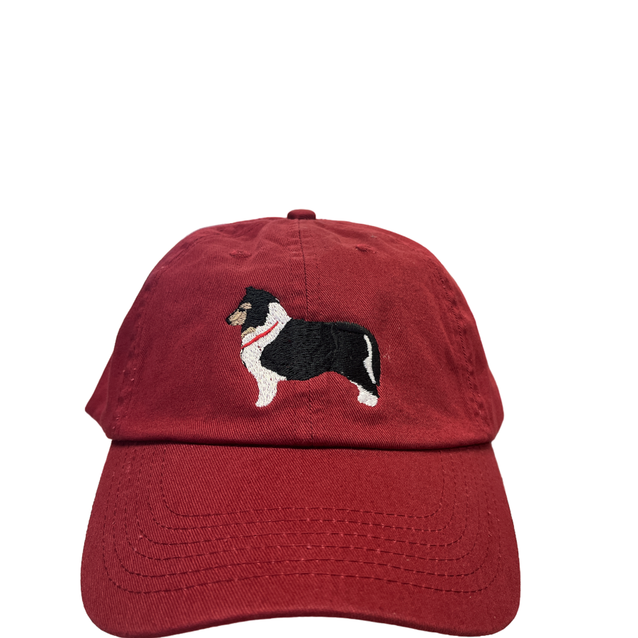 Shetland Sheepdog Tri Color, Dog Breed Baseball Cap