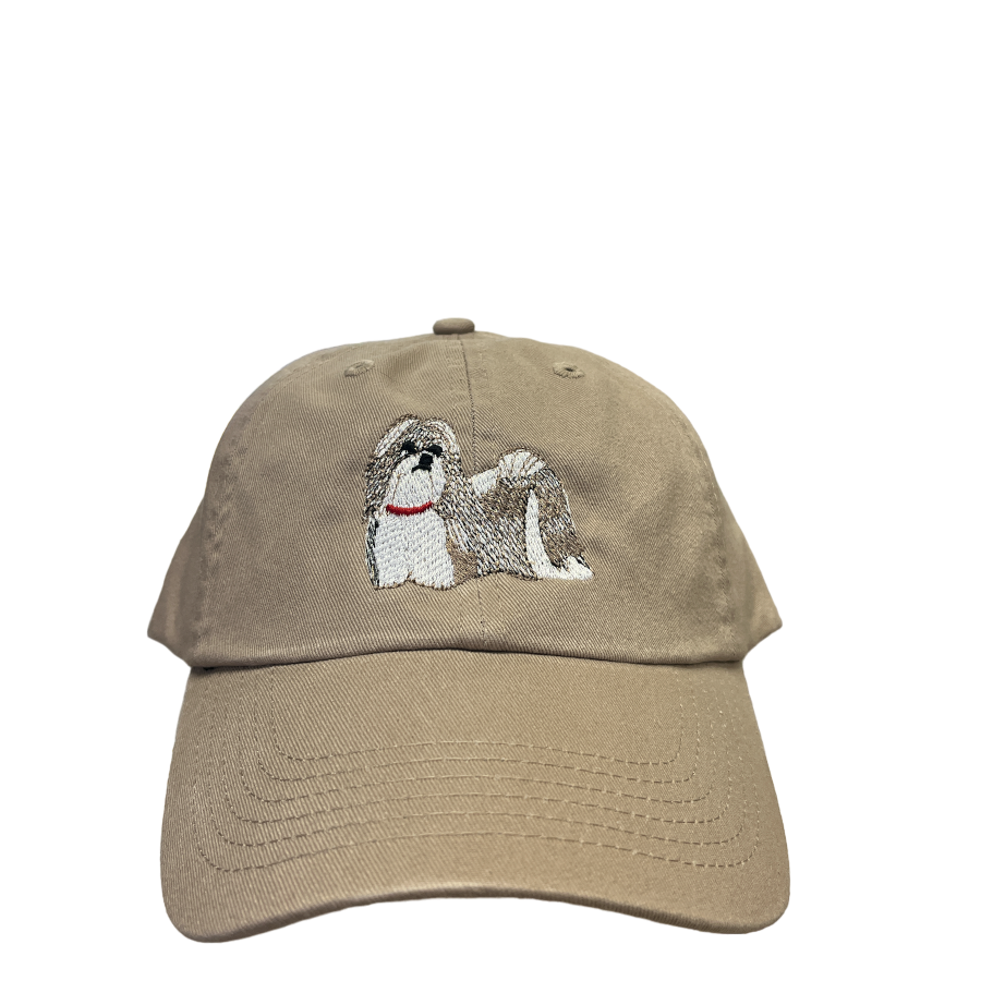 Shih Tzu, Brown and Black, Dog Breed Baseball Cap