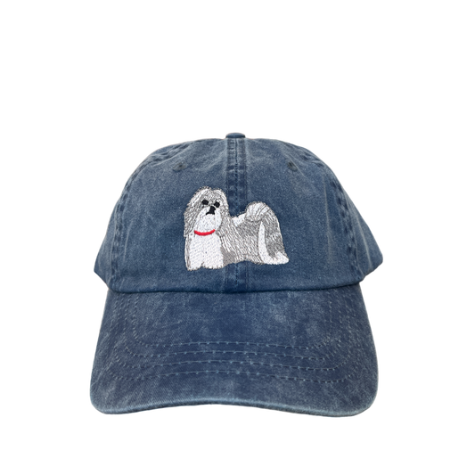 Shih Tzu, Silver, Dog Breed Baseball Cap