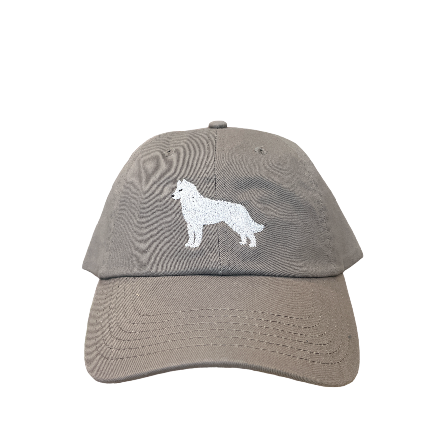 Siberian Husky, White, Dog Breed Baseball Cap