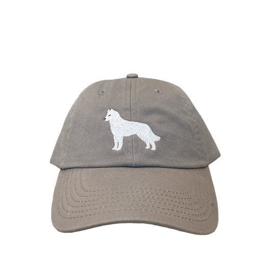 Siberian Husky, White, Dog Breed Baseball Cap