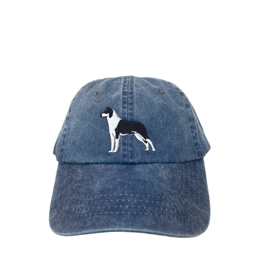 Smooth Collie, Black and White, Dog Breed Baseball Cap