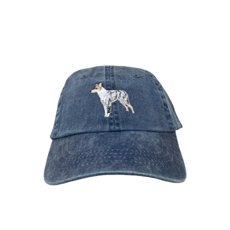 Smooth Collie Blue Merle, Dog Breed Baseball Cap