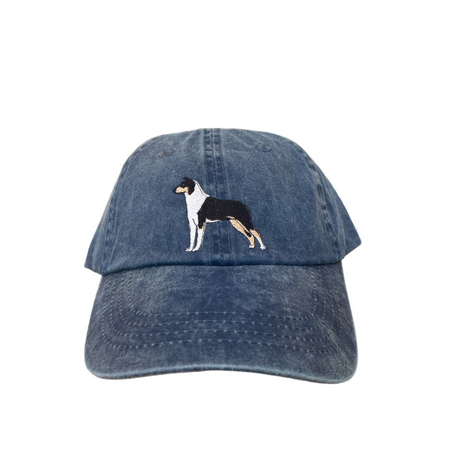 Smooth Collie, Tri Color, Dog Breed Baseball Cap