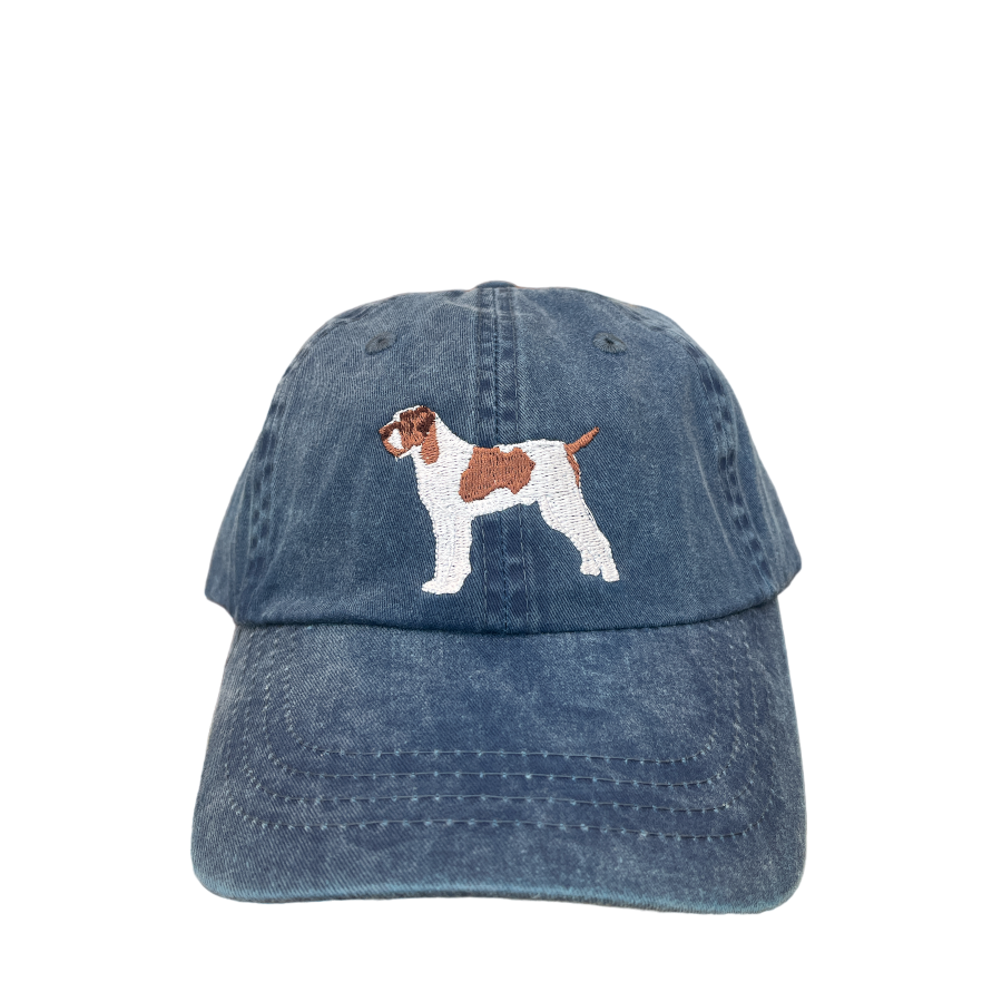 Spinoni Italiano, White and Brown, Dog Breed Baseball Cap