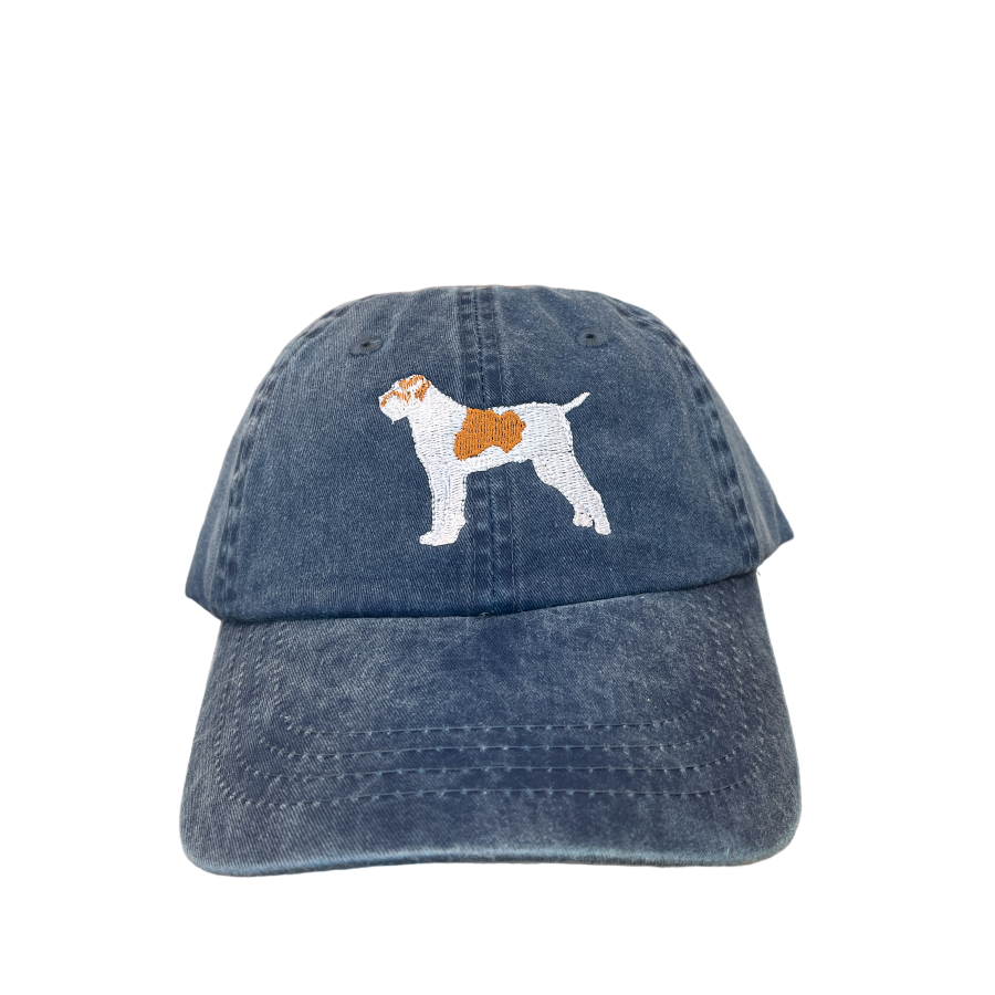 Spinoni Italiano, White and Orange, Dog Breed Baseball Cap