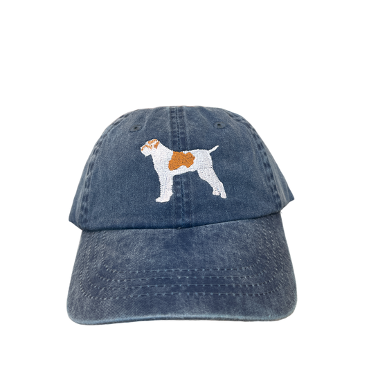 Spinoni Italiano, White and Orange, Dog Breed Baseball Cap