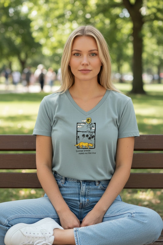 Summer Breeze (Blue Fog) Women's T Shirt