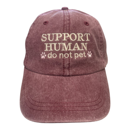 Support Human Baseball Cap