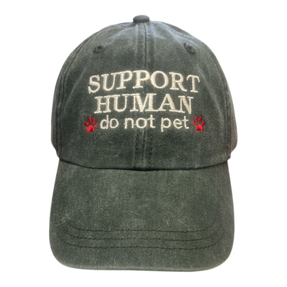 Support Human Baseball Cap