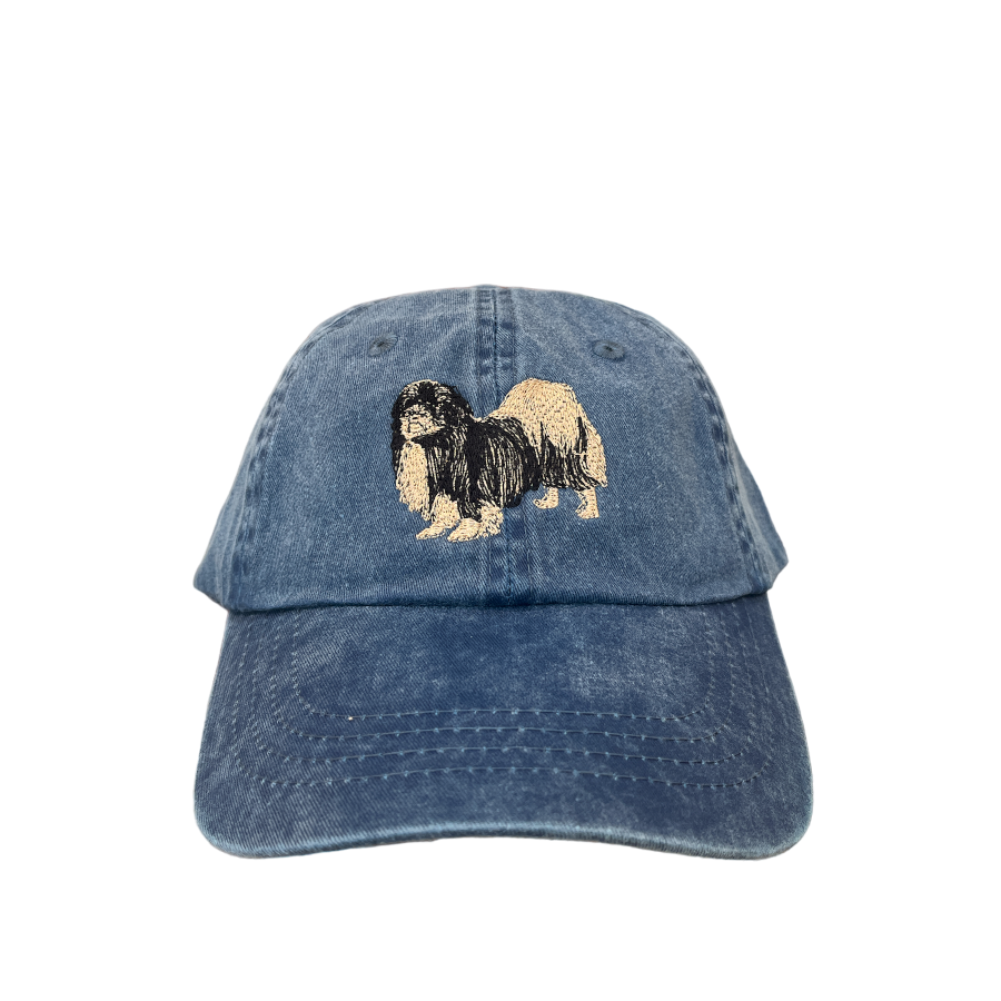 Tibetan Spaniel, Black and Tan, Dog Breed Baseball Cap