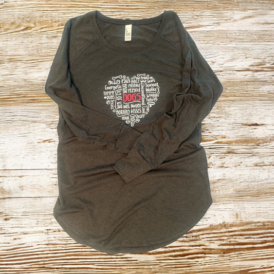 Heart Dog Women's Long Sleeve T Shirt