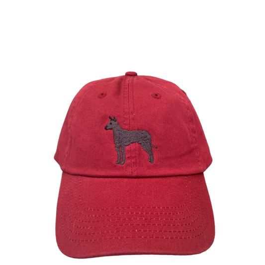 Xoloitzcuintlim, Mexican Hairless, Black, Dog Breed Baseball Cap