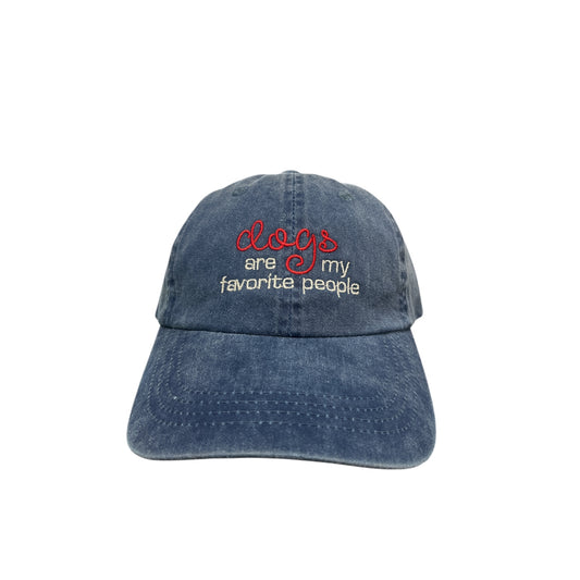 Dogs Are My Favorite People Baseball Cap
