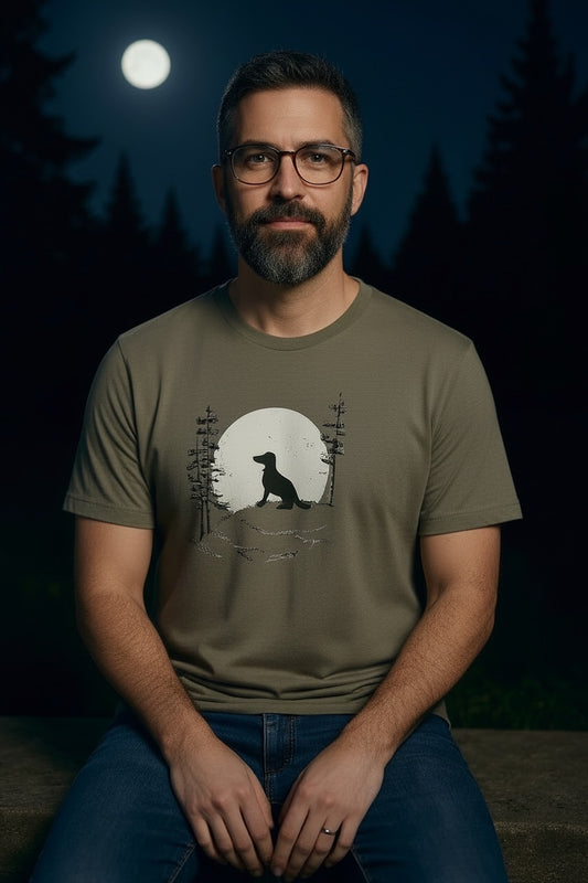 Moon Silhouette (Gray)Unisex T Shirt